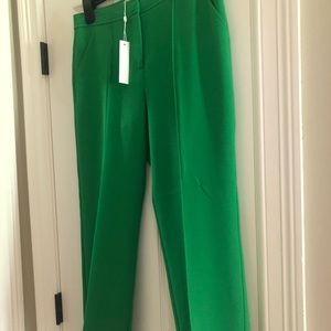 2020 Trina Turk Mojito Green cropped pant; NWT